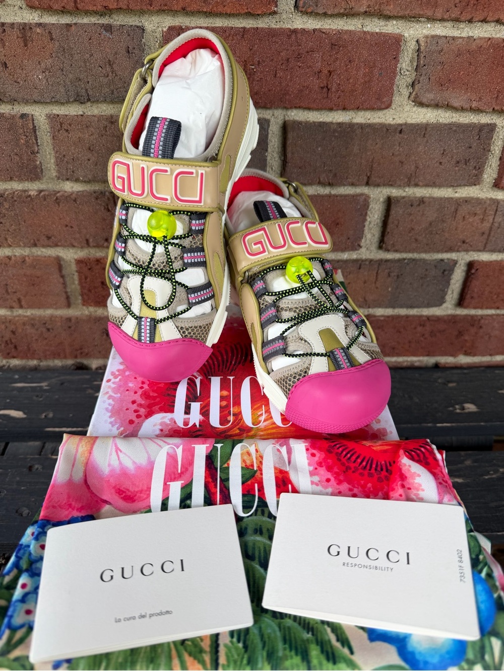 Gucci Tinsel Sport Sandals